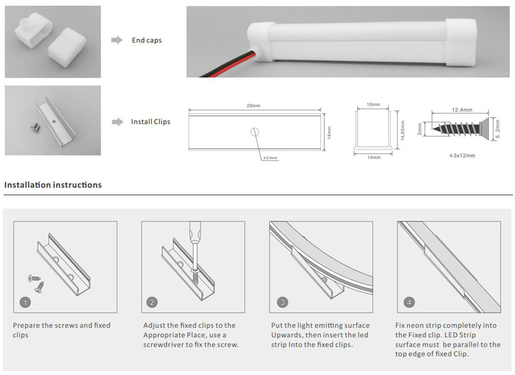 how to make a neon strip lights